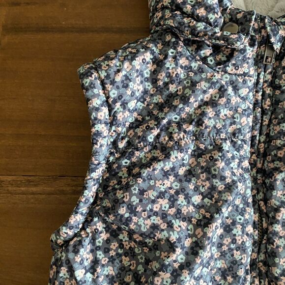 H&M Floral Hooded Vest Girls' 7-8Y - Picture 6 of 12